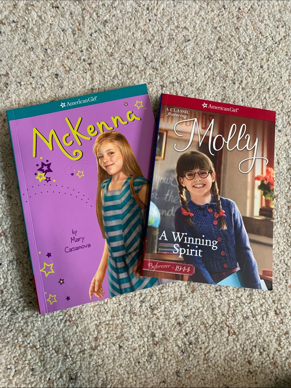 American Girl set of 2 Books - (McKenna & Molly)